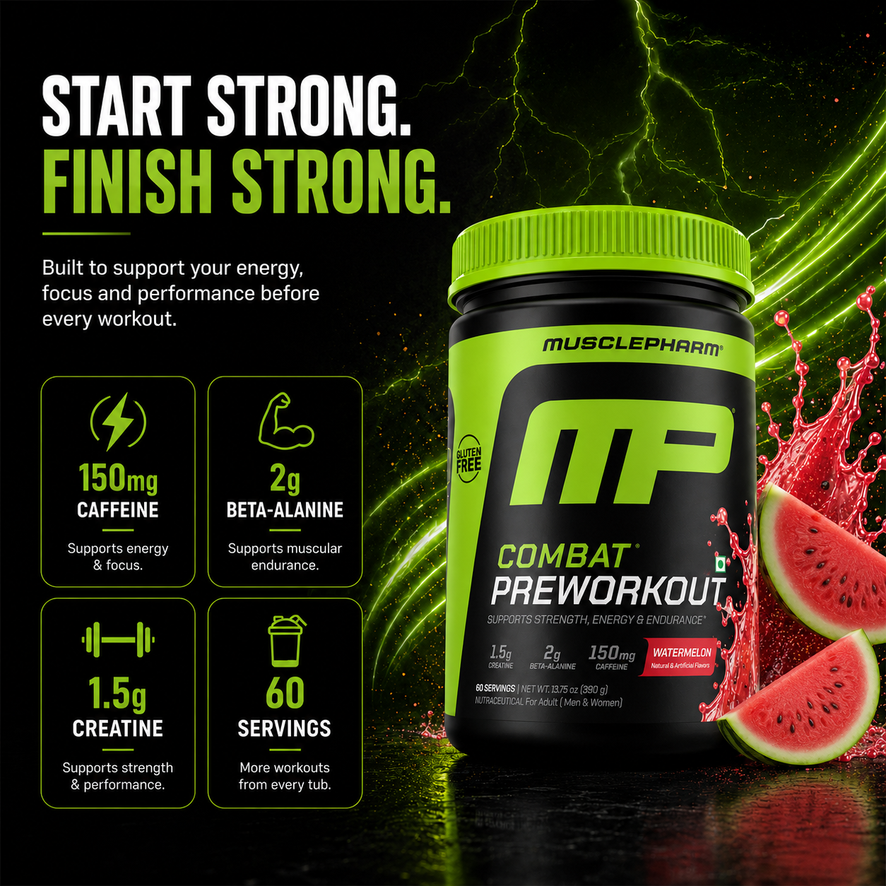 Combat Preworkout — Watermelon
